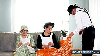 curvy amish jessie rogers gives herself to her community