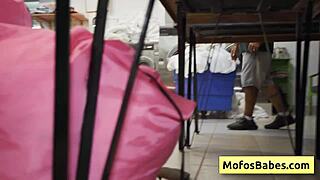 omg nikki mars rides jason legend’s huge dick in public laundromat! 😍