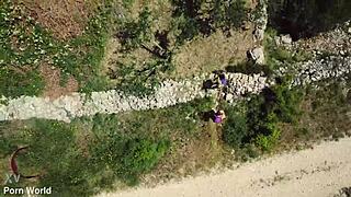 hey, wanna see luscious lesbians rebecca volpetti and veronica leal with a strap-on?