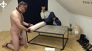 Beautiful femdom art hides a kinky secret