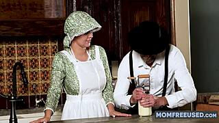 curvy amish jessie rogers gives herself to her community