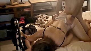 She strutted in a black satin dress. This French slut got pounded doggystyle with dirty talk.