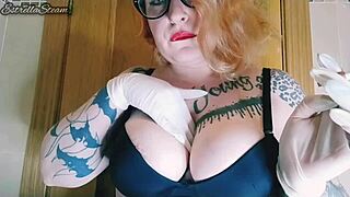 I’m So Turned On Smoking with Gloves, My Big Tits and Chubby Curves Beg for Attention!