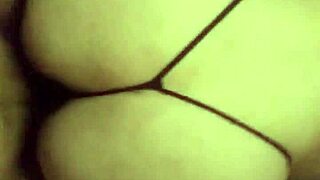 BBW Latina MILF Cupcake lounges in her sexy thong, feeling confident.