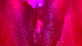 ebony babe fingers her wet pussy hard until she cums loudly in intense masturbation session