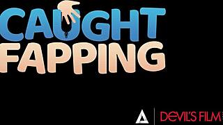 hey, devils film caught this handyman plumber helping a hot customer finish off.