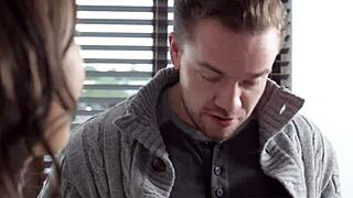 Teen Stepsis Feels Intense Pleasure Throating and Fucking Stepbro's Monster Cock