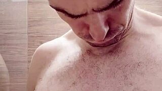 Trimming Sweaty Hairy Armpits After Gym for Photoshoot