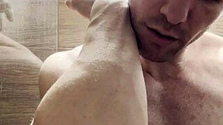 Trimming Sweaty Hairy Armpits After Gym for Photoshoot