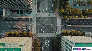 damn, a cold dildo feels unreal when sucking petite blonde ass! wow!