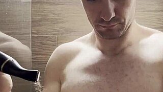 Trimming Sweaty Hairy Armpits After Gym for Photoshoot