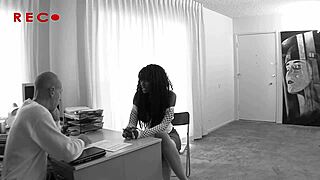 Nyomi Banxxx Takes White Cock Deep in Her Tight Pussy