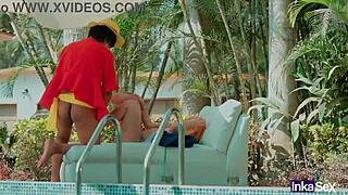 Cosplay Nami with Huge Tits Banged by Captain Luffy on Ship