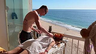 Sex Masseur Nails Public Job with Skilled Hands on Hot Body