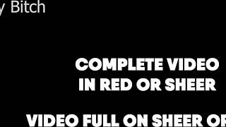 Full Video of Dutch Skinny Prostitute Showing Armpit Fetish on Red