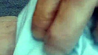 Byrd's jerking off his big cock for Ladybyrd in the bathroom