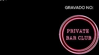 redhead dancing in private club trailer