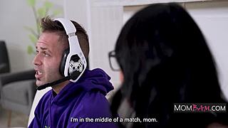 step mom jade greene revs up nicky rebel's sex drive with hot moves