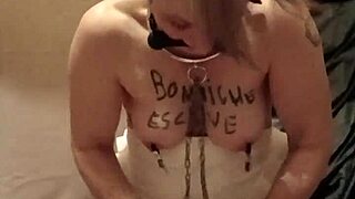 european maid gets humiliated with flashing in her tiny apron