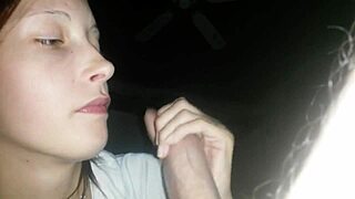 In the college classroom, girlfriend sucks friend's cock publicly.