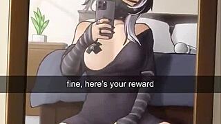 Hot Bitch Rides Dildo with Wild Fun.