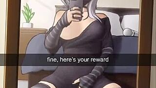 Hot Bitch Rides Dildo with Wild Fun.