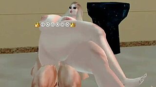 A delicious woman with a giant ass shares a moment