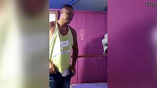 Watch the amateurs eagerly suck the big interracial cock in intense blowjob session