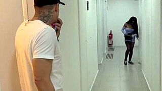 My neighbor lost her key, so I invited her in and fucked her hard