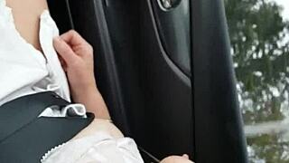 Milf Flashing Mature Curves for Truckers' Naughty Delight