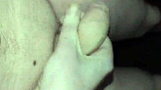 Masturbating Naked With Monster Cock Outdoors At Night