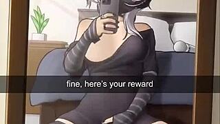 Hot Bitch Rides Dildo with Wild Fun.