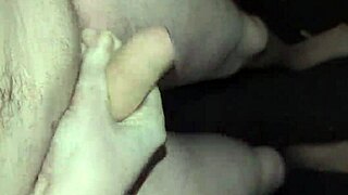 Masturbating Naked With Monster Cock Outdoors At Night