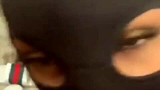 delicioxass negrita de guayaquil gives killer blowjob in mask