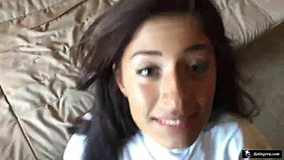 Caught her step sister bent over in POV action!