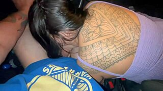 i got a ticket while someone sucked my cock in the car