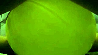 sophie masturbates with balloons in living room and bathroom