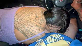 i got a ticket while someone sucked my cock in the car