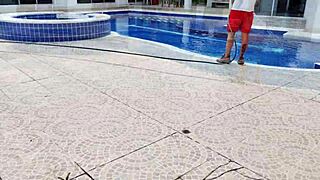 Xxxtime - muscular brunette wife gets fucked by pretty Colombian