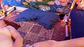 Steffi's pussy party with dildo and big lips!