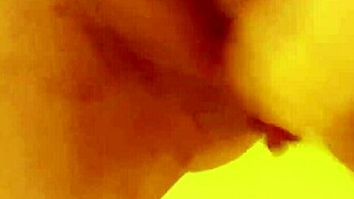 Fingering Wet Young 18+ Pussy with Peg on Clit