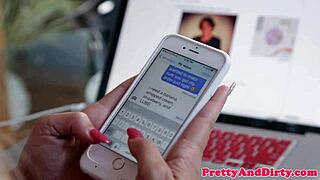 Glam Cougar Sucking and Riding Massive Cock in Stockings