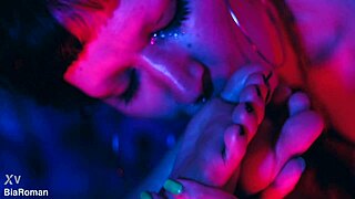 Latina brunette dominates bound lesbian with foot and tickle fetish