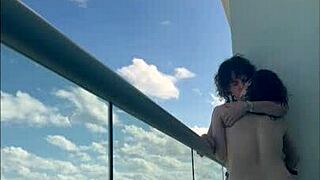 I feel strap-on love with this brunette milf in cancun