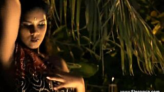 Brunette Bollywood Cougar Teases And Undresses