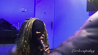 Skinny amateur in latex enjoys solo cowgirl riding session