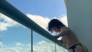 I feel strap-on love with this brunette milf in cancun