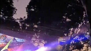 Slut gets face fucked and facialized in group.