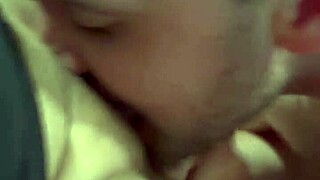 hey, watch this latina squirt hard after interracial party action