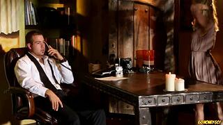 blonde babe lacey johnson gives incredible blowjob